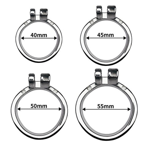 Stainless Steel & Silicone Male Chastity Bird Cage - Male Chastity