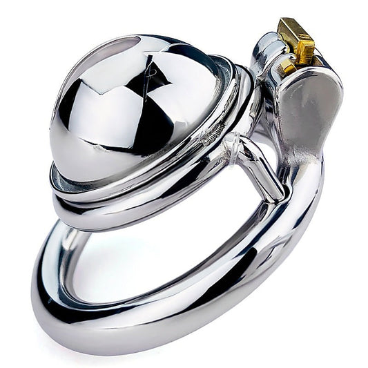 Male Chastity Device Penis Cage With Flat Ring by BDStyle - Male Chastity