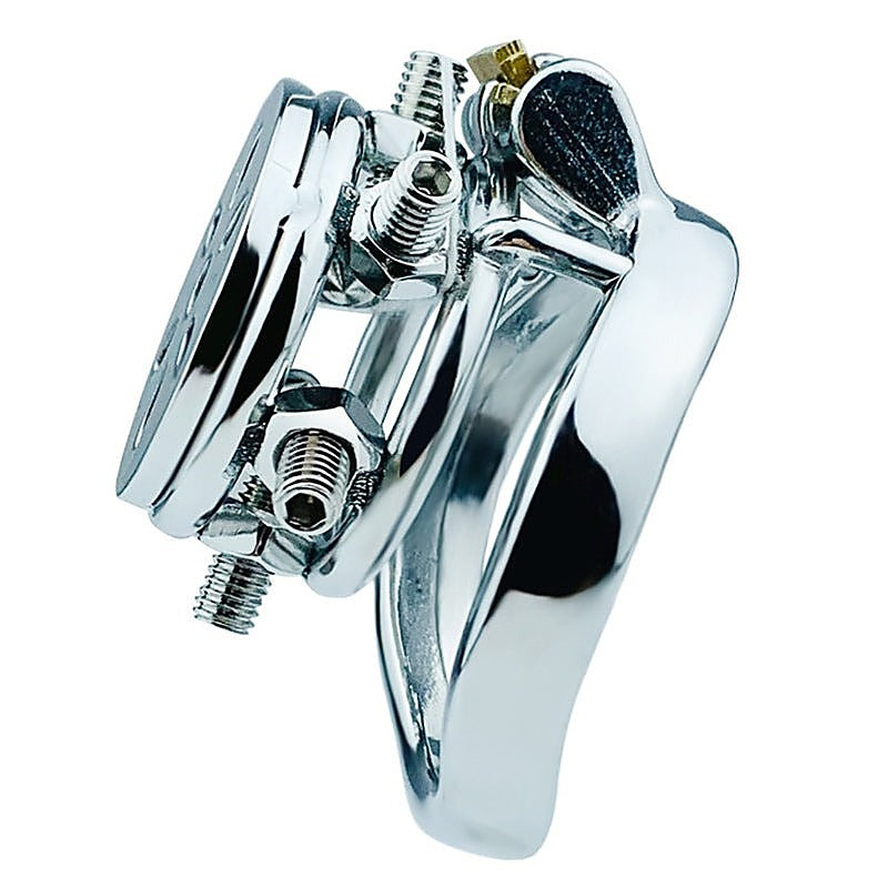 Rivet Screw Cover Male Chastity Lock Cage by BDStyle - Male Chastity