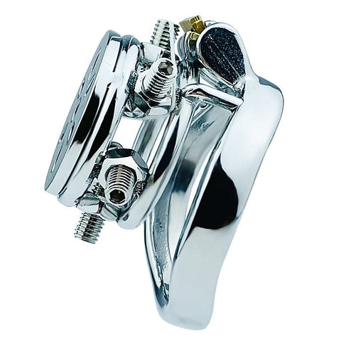 Rivet Screw Cover Male Chastity Lock Cage by BDStyle - Male Chastity