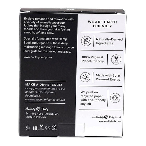 Hemp Seed Edible Massage A Trois by Earthly Body - Sex Pheromones and Perfumes