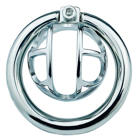 Hex Screw Steel Men's Cock Cage by BDStyle - Male Chastity