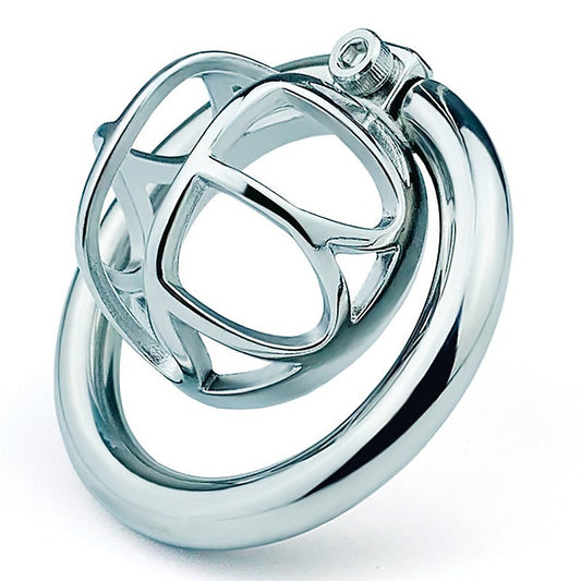 Hex Screw Steel Men's Cock Cage by BDStyle - Male Chastity