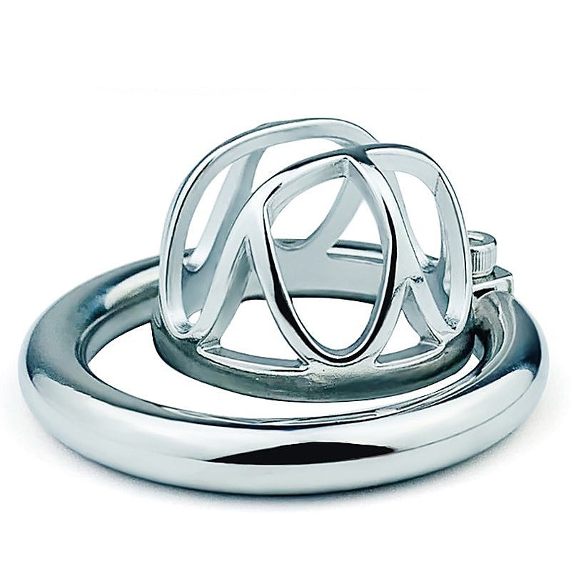 Hex Screw Steel Men's Cock Cage by BDStyle - Male Chastity