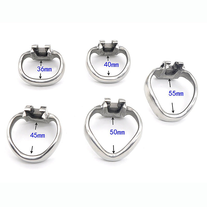 Stainless Steel Male Metal Chastity Cage HTV3 Small - Male Chastity