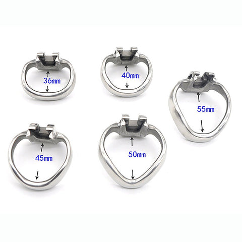 Stainless Steel Male Metal Chastity Cage HTV3 Small - Male Chastity