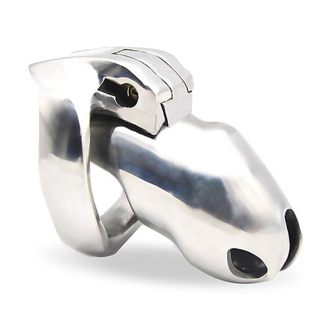 Stainless Male Metal Chastity Cock Cage HTV3 XL by BDStyle - Male Chastity