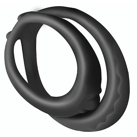 Double Soft Ring Delay Silicone Cock Ring by BDStyle - Stretchy Cock Rings