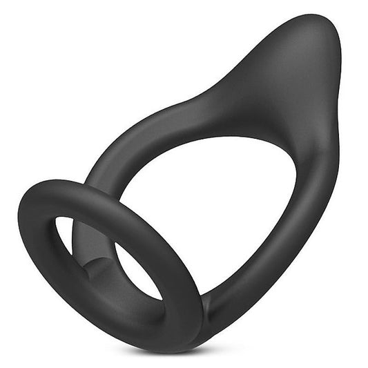 Sex Delay Silicone Dual Cock Ring by BDStyle - Stretchy Cock Rings