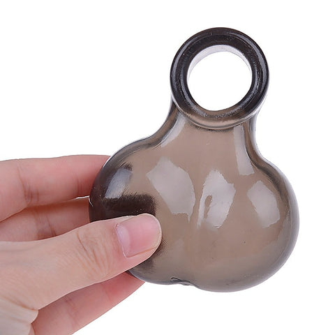 BDStyle Soft Scrotum Erection Enhancer Penis Sleeve - Ball and Cock Toys