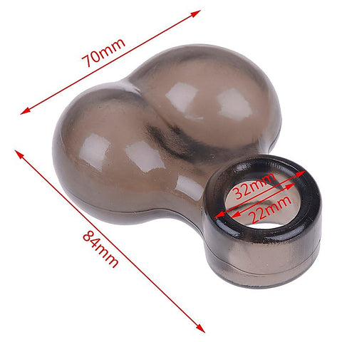 BDStyle Soft Scrotum Erection Enhancer Penis Sleeve - Ball and Cock Toys