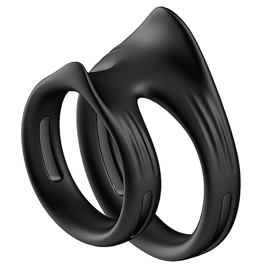 Capen Dual Stretchy Silicone Cock Ring by BDStyle - Stretchy Cock Rings