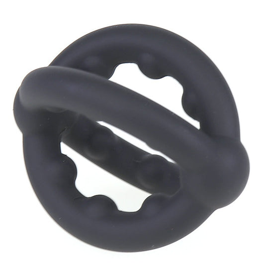 Cross Sex Delay Stretchy Silicone Cock Ring by BDStyle - Stretchy Cock Rings