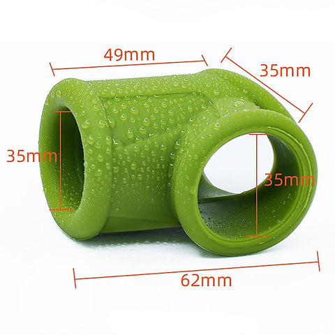 BDStyle Stretchy Silicone Cock and Ball Ring for Enhanced Erection Control - Ball and Cock Toys