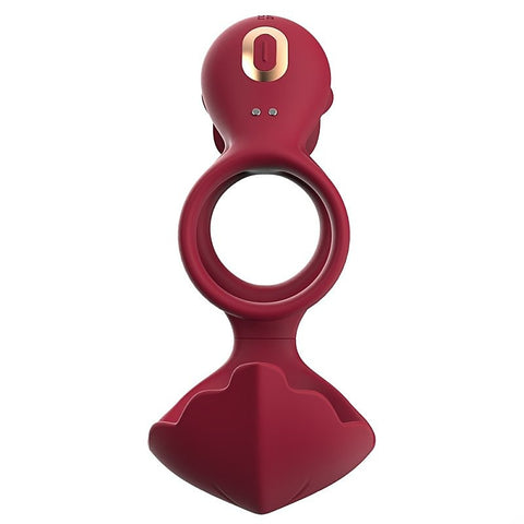 12 Functions Clit Stimulator Cock Ring by BDStyle - Vibrating Cock Rings