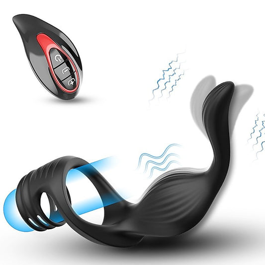 Fly Bird Locking Ring with Massager by BDStyle - Vibrating Cock Rings