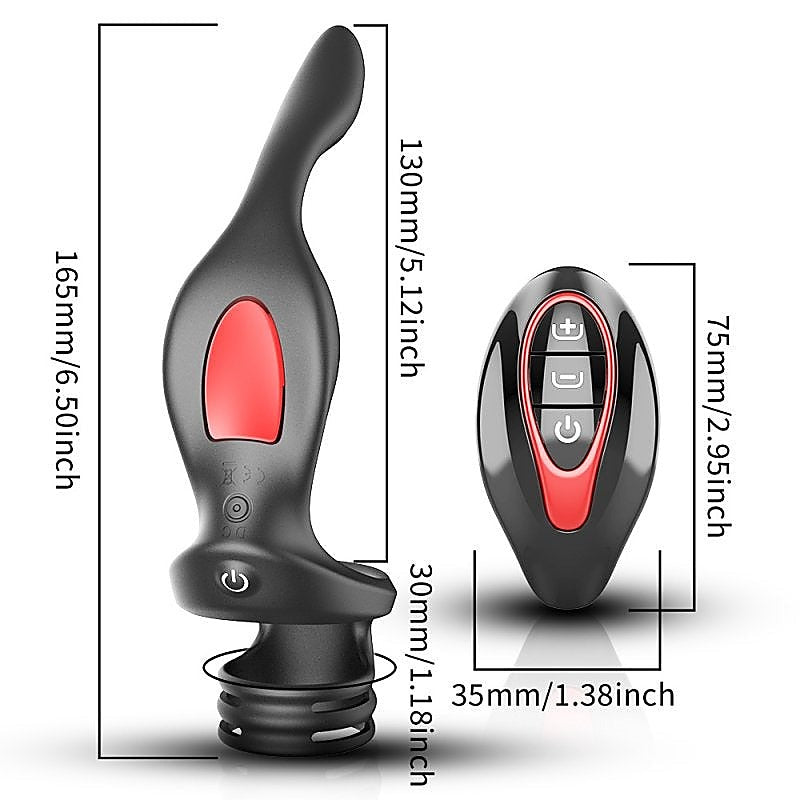Fly Bird Locking Cum Ring Vibrating Anal Massager by BDStyle - Vibrating Cock Rings