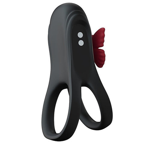 Butterfly Vibration Lock Mens Cock Ring by BDStyle - Vibrating Cock Rings