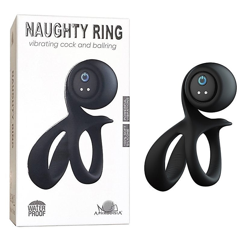 Naughty Vibrating Cock and Ball Ring by BDStyle - Vibrating Cock Rings