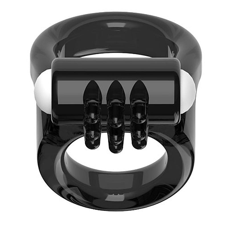 Soft Lock Vibrating Penis Sleeve Ring by BDStyle - Vibrating Cock Rings