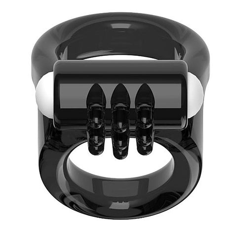 Soft Lock Vibrating Penis Sleeve Ring by BDStyle - Vibrating Cock Rings