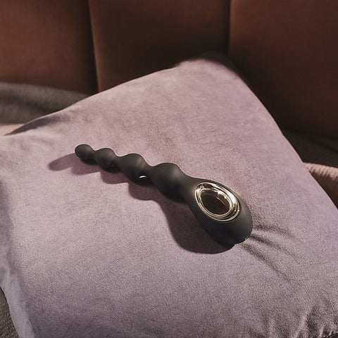 Lelo Soraya Vibrating Anal Beads Massager with Bow Motion Technology - Clit Ticklers and Pulsators