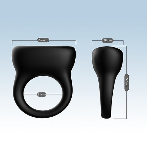 9 Functions Wireless Silicone Vibrating Cock Ring by BDStyle - Vibrating Cock Rings