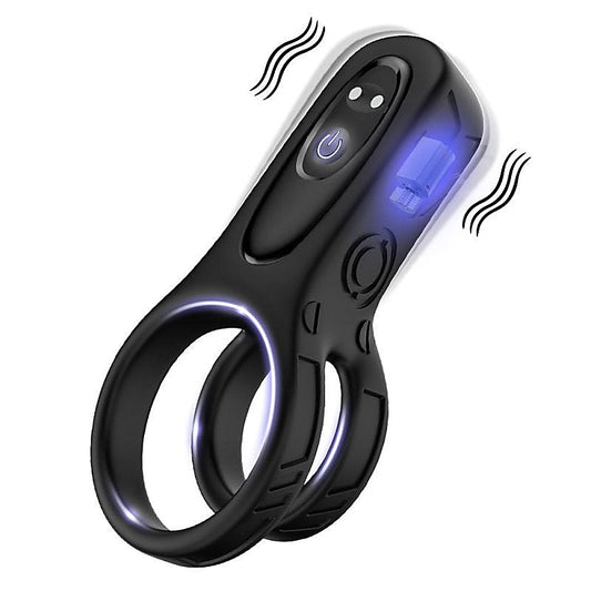Twisted Angel 9 Functions Royale Mens Cock Ring by BDStyle - Vibrating Cock Rings
