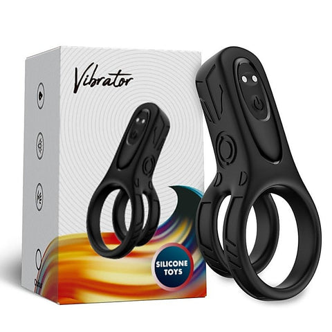 Twisted Angel 9 Functions Royale Mens Cock Ring by BDStyle - Vibrating Cock Rings