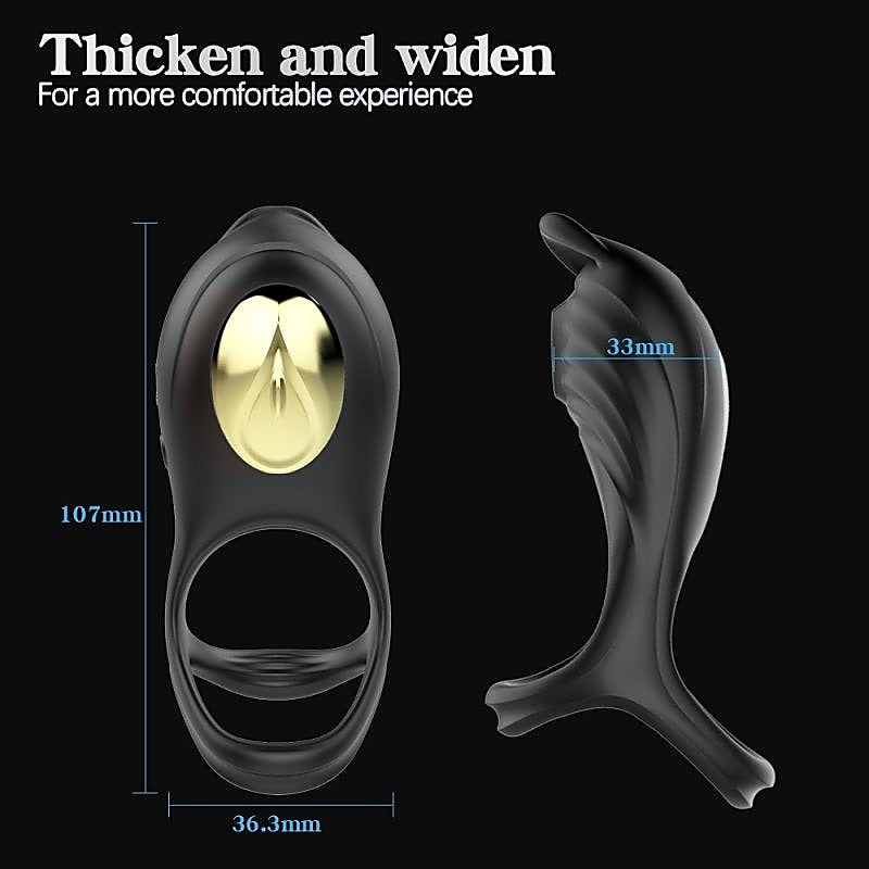5 Functions Penis Ring Vibrator by BDStyle - Vibrating Cock Rings