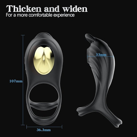 5 Functions Penis Ring Vibrator by BDStyle - Vibrating Cock Rings