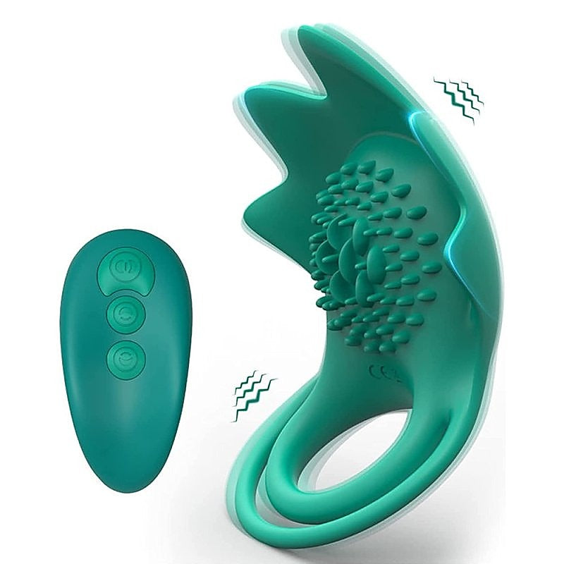 10 Functions Starfish Wireless Vibrating Cock Ring - Vibrating Cock Rings