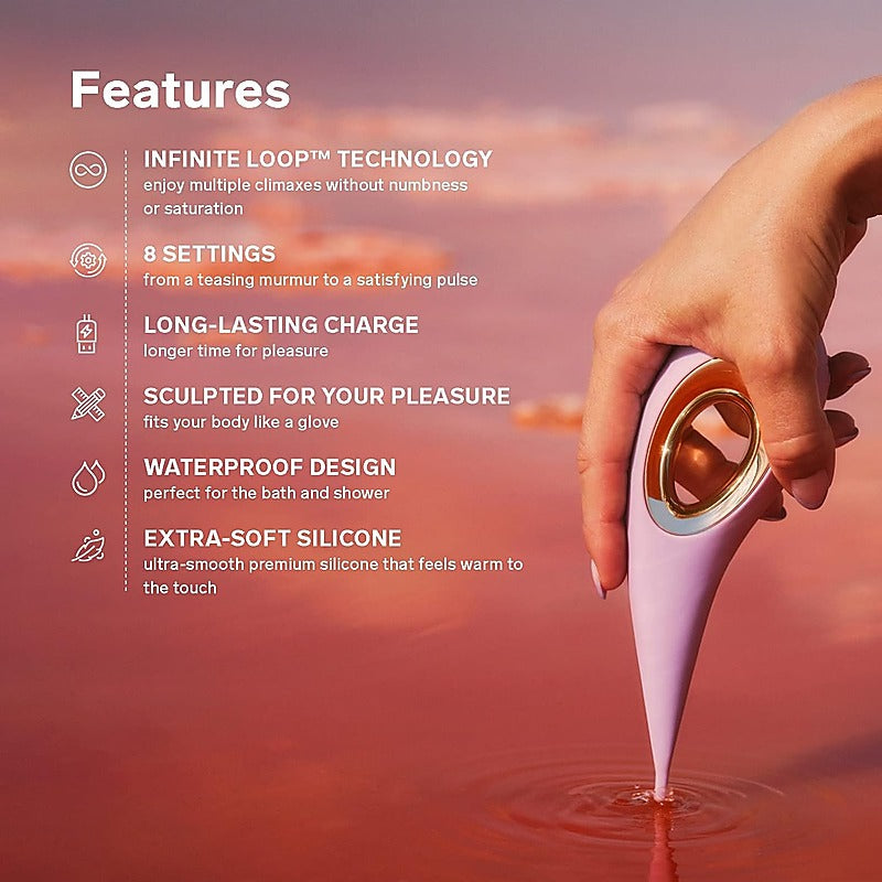 Lelo Dot Clitoral Pin Point Vibrator with Infinite Loop Technology - Clit Ticklers and Pulsators