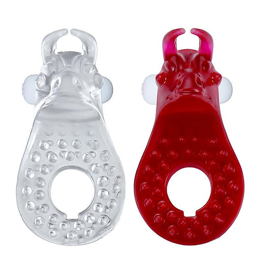 Bull Head Shaped Vibrating Cock Ring by BDStyle - Vibrating Cock Rings