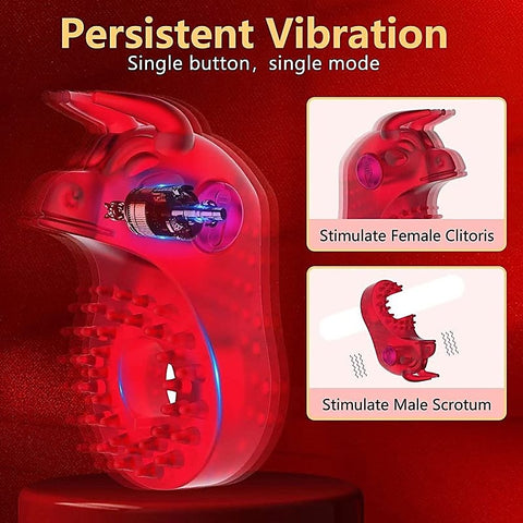 Bull Head Shaped Vibrating Cock Ring by BDStyle - Vibrating Cock Rings
