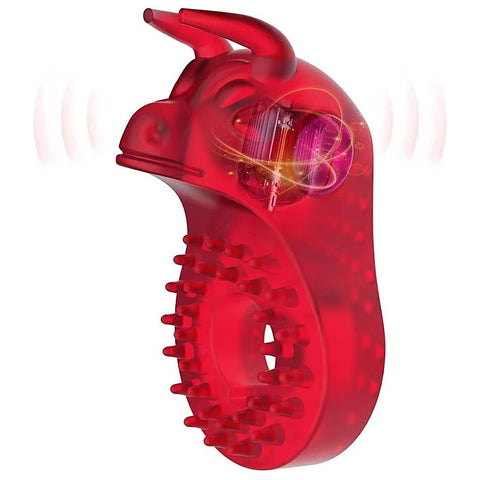 Bull Head Shaped Vibrating Cock Ring by BDStyle - Vibrating Cock Rings