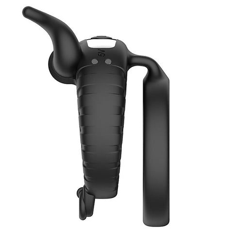 OX Horn 10 Functions Vibrating Cock Ring by BDStyle - Vibrating Cock Rings