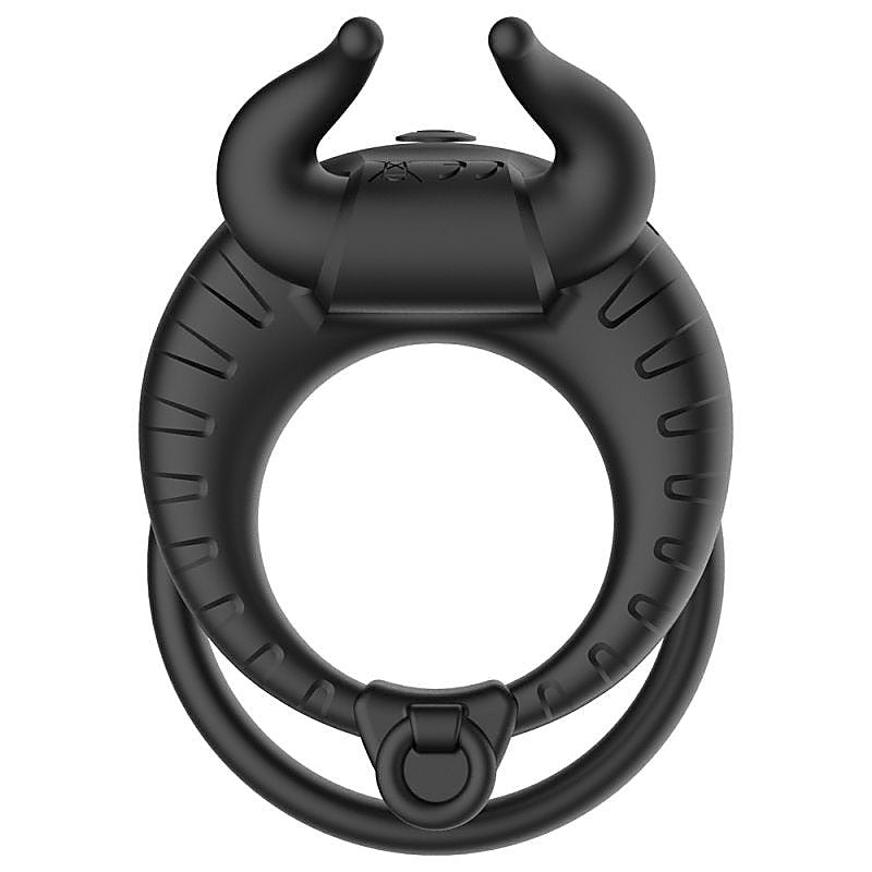 OX Horn 10 Functions Vibrating Cock Ring by BDStyle - Vibrating Cock Rings