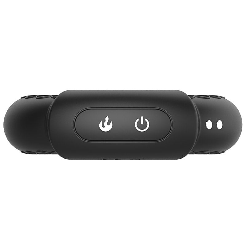 Warm Rechargeable 10 Functions Silicone Cock Ring by BDStyle - Vibrating Cock Rings
