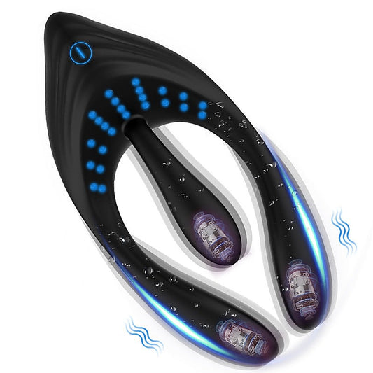 Love Triangle Vibrating Cock Ring by BDStyle - Vibrating Cock Rings