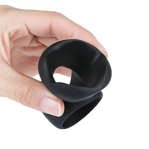 Testis Locking Sex Delay Cock Ring by BDStyle - Vibrating Cock Rings