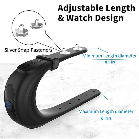 Wrist Watch Adjustable Size Vibrating Ring by BDStyle - Vibrating Cock Rings