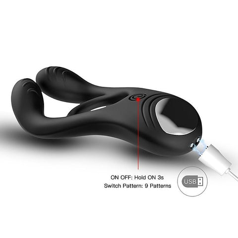 Veyron 3 Motors 9 Functions Vibrating Ring By Bdstyle - Vibrating Cock Rings