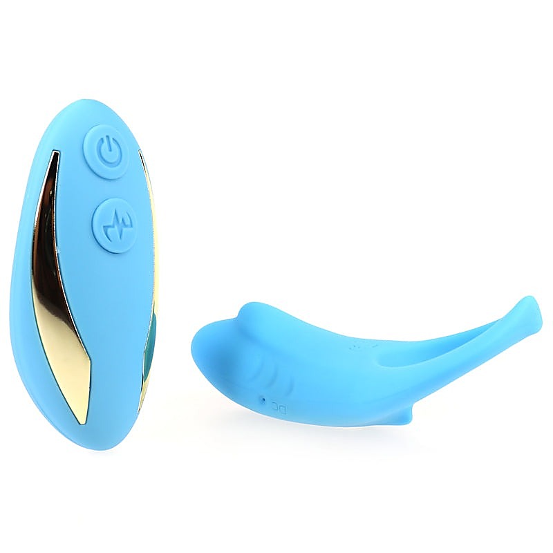 Shark Remote Control Silicone Cock Ring by BDStyle - Vibrating Cock Rings