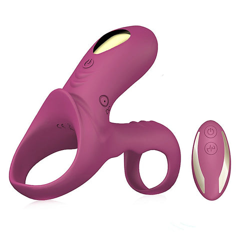 Wireless Ranger Silicone Double Cock Rings by BDStyle - Vibrating Cock Rings