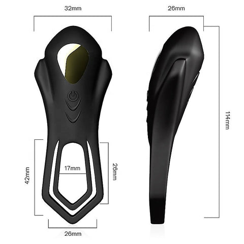 Roadster Dual Silicone Testis Vibrating Penis Ring - Vibrating Cock Rings