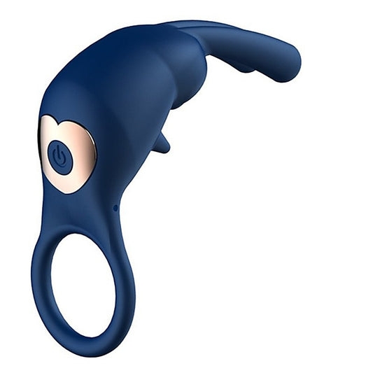 Rabbit Ear 10 Frequency Mens Cock Ring by BDStyle - Vibrating Cock Rings