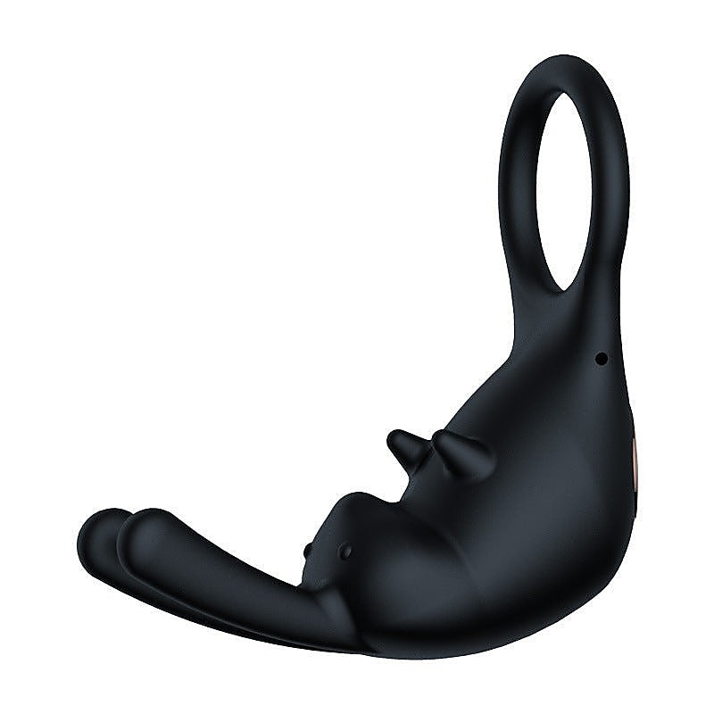 Rabbit Ear 10 Frequency Mens Cock Ring by BDStyle - Vibrating Cock Rings