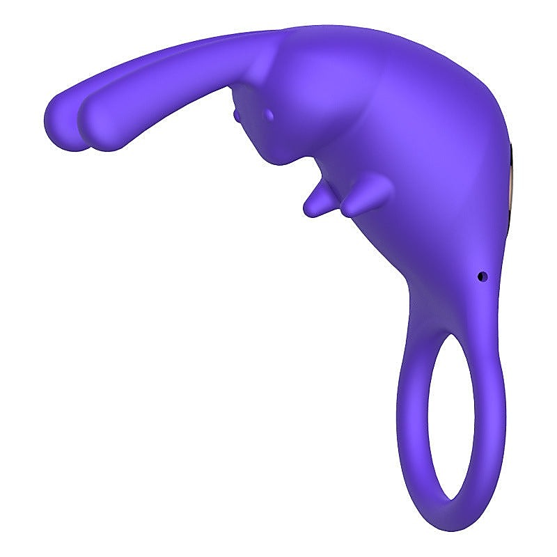 Rabbit Ear 10 Frequency Mens Cock Ring by BDStyle - Vibrating Cock Rings