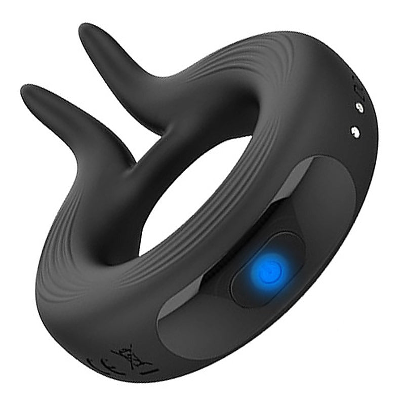 10 Functions Mens Pleasure Lock Ring by BDStyle - Vibrating Cock Rings